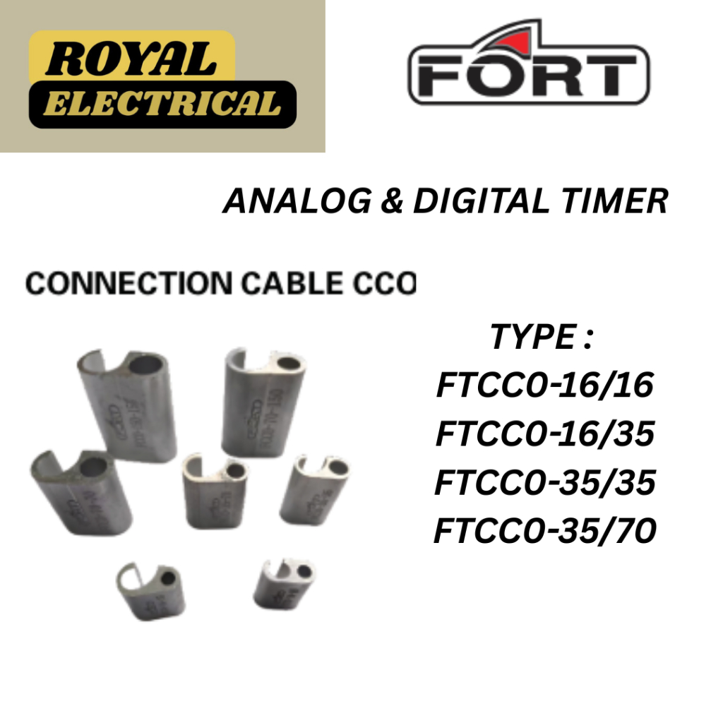 FORT - CONNECTOR CABLE CCO - TYPE FTCCO-16/16 / FTCCO-16/35 / FTCCO-35/35 / FTCCO-35/70