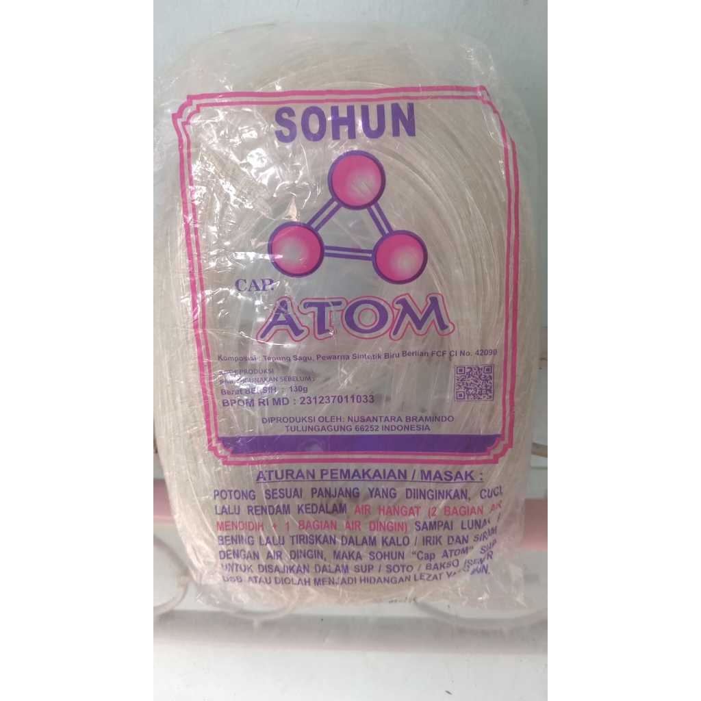 

Sohun Cap Atom 130 Gr /Soun Suun Mie / Mie Soun