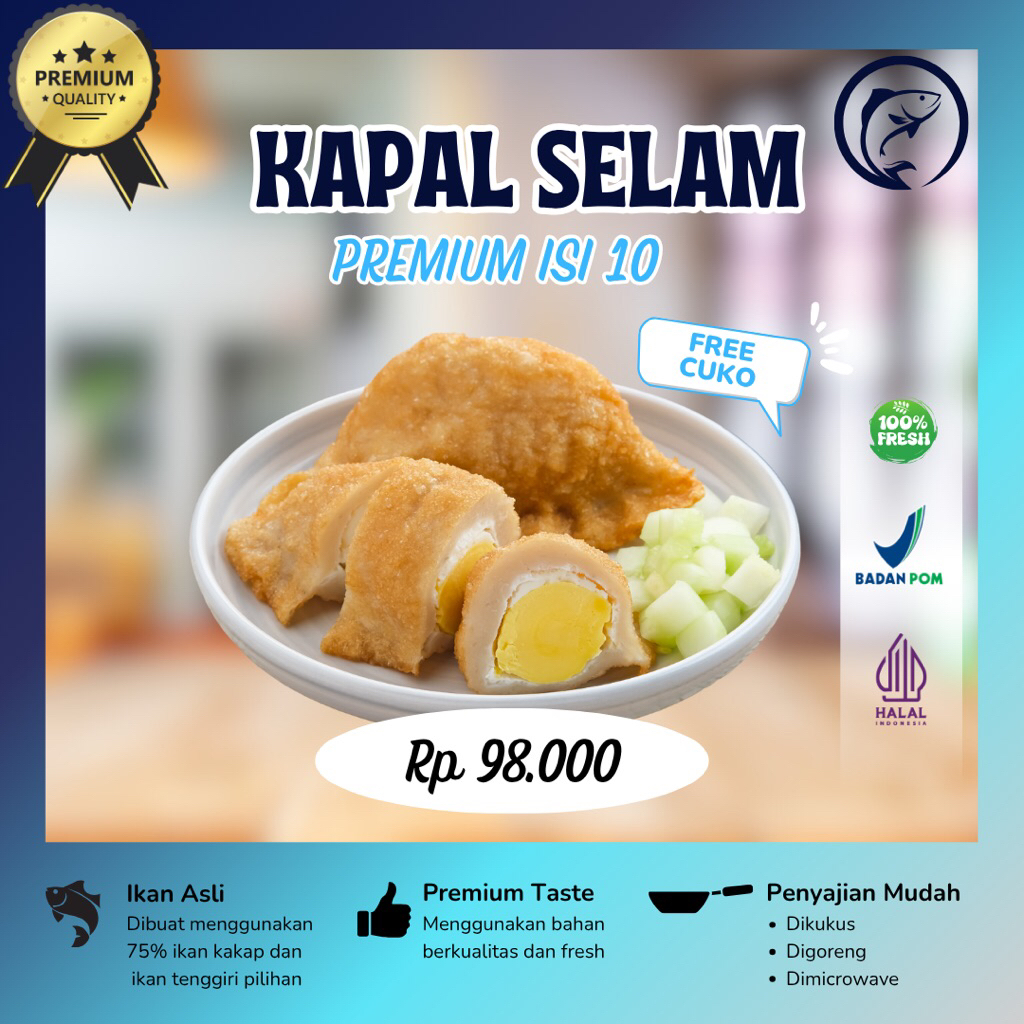 

(Garansi 100%) Pempek Kapal Selam Ikan Premium Abaalifood GARANSI 100% Pempek Asli Palembang Ikan Tenggiri Kakap Empek Empek Mpek-mpek Frozen Mix Ikan Tenggiri Pempek BPOM Pempek Halal MUI Pempek Jogja Pempek Lengkap Pempek Campur Pempek Abaali