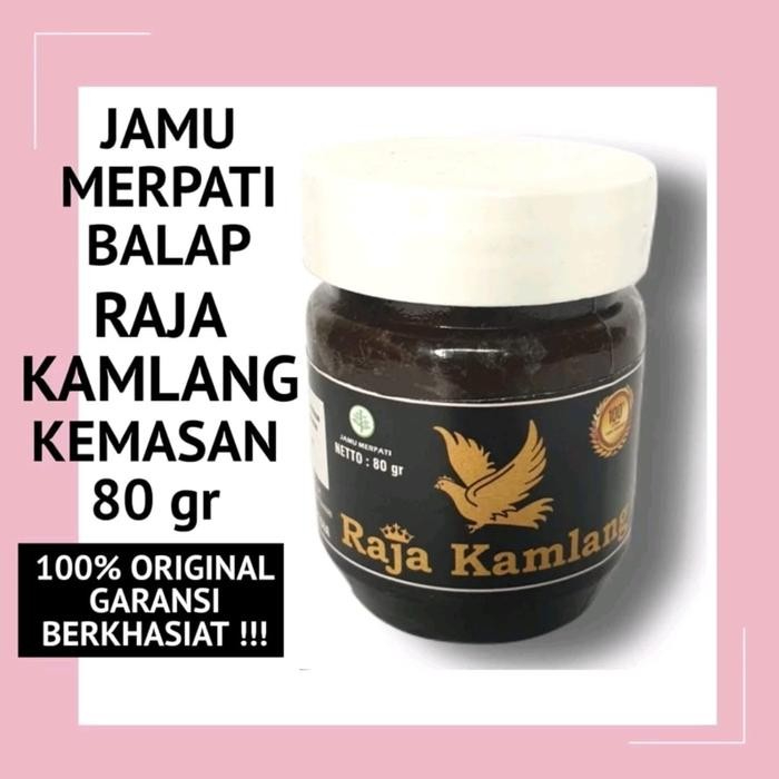 JAMU MERPATI BALAP ATAU KOLONGAN 80gr 100% ORIGINAL RAJA KAMLANG JAMU