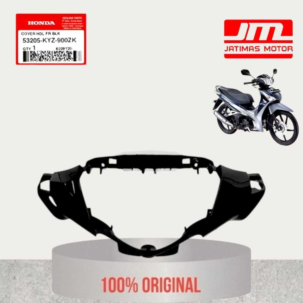 53205-KYZ-900ZK Cover Batok Lampu Depan Supra X 125 Helm In Hitam