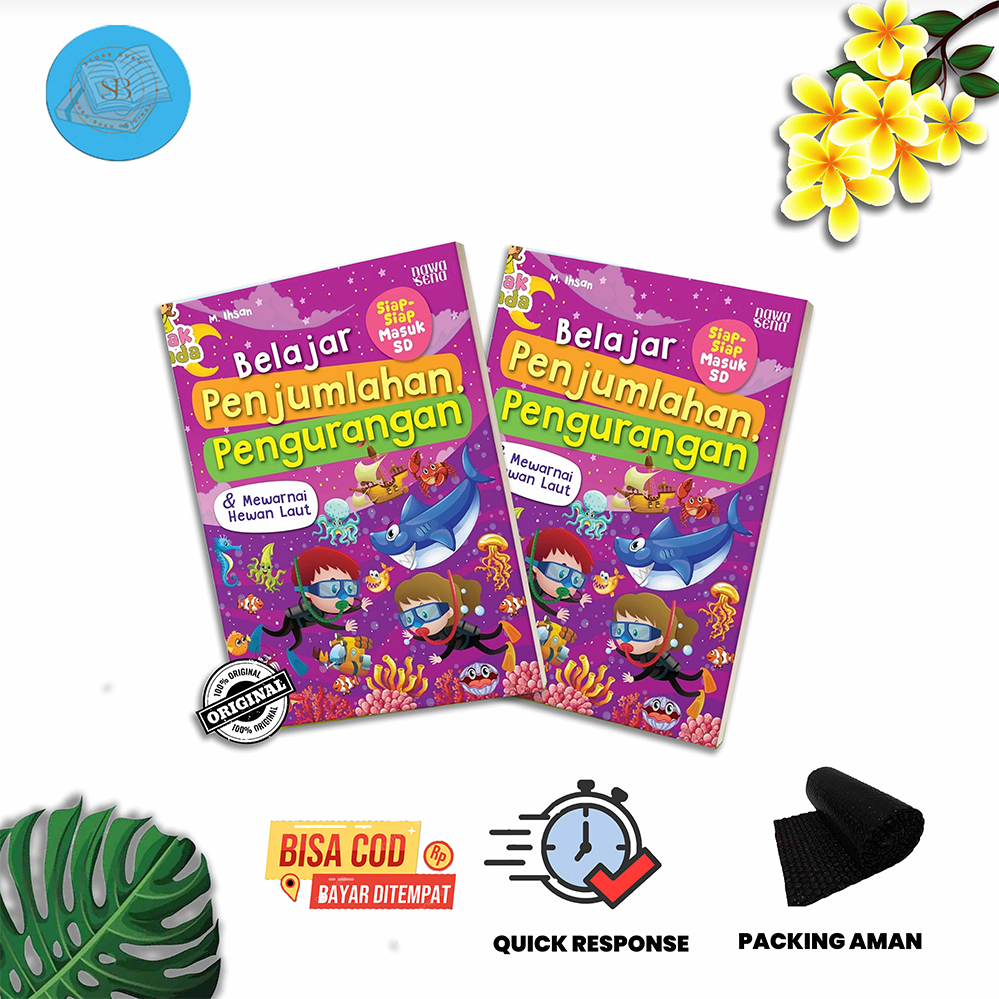 Buku belajar untuk anak tk - Buku Anak Tk Paud Belajar Penjumlahan Pengurangan Anak Tk Pintar Belaja
