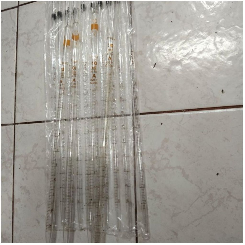 pipet ukur 10 ml pyrex