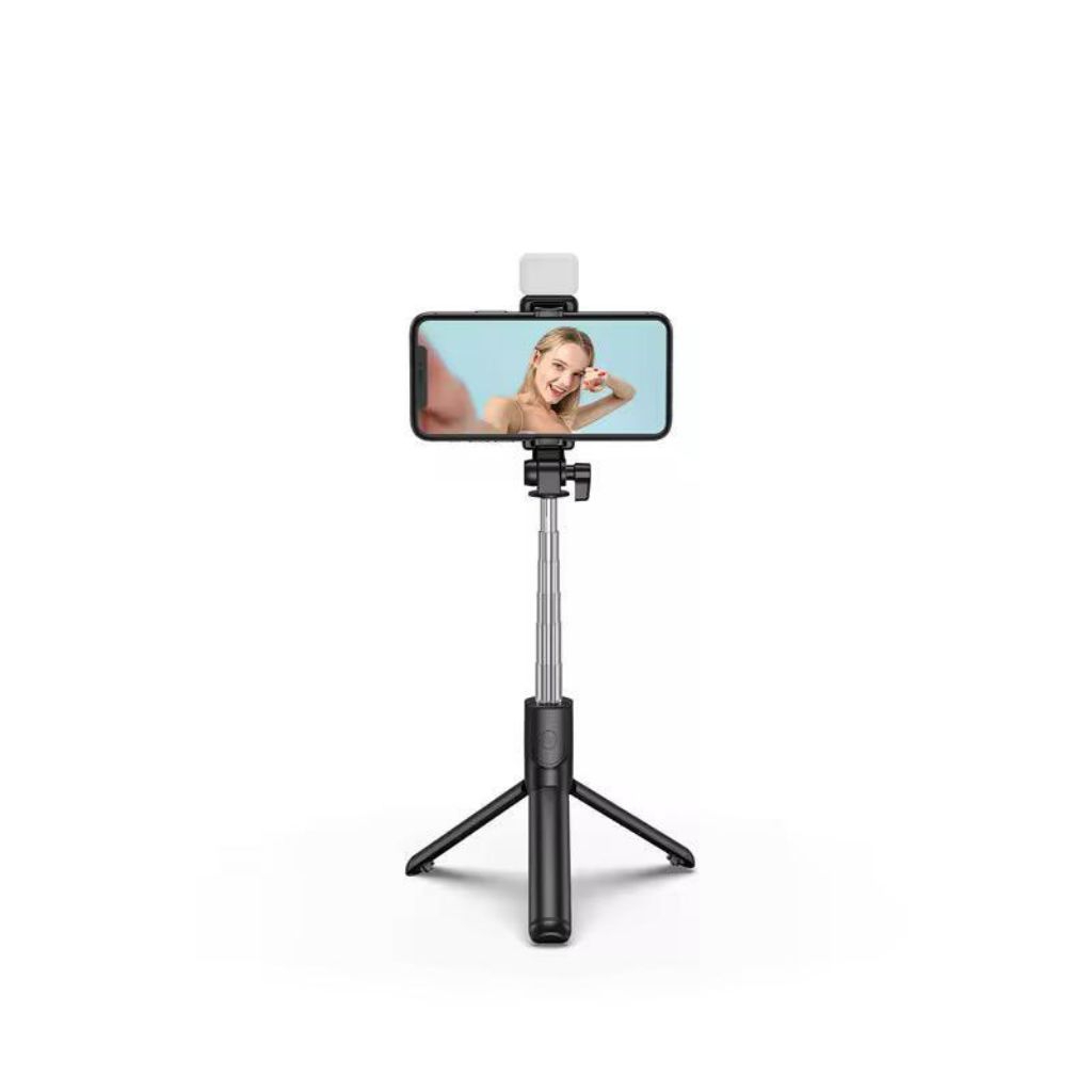 TONGSIS TRIPOD H1S PANJANG 1 Meter LAMPU + REMOTE/ TONGSIS SELFIE