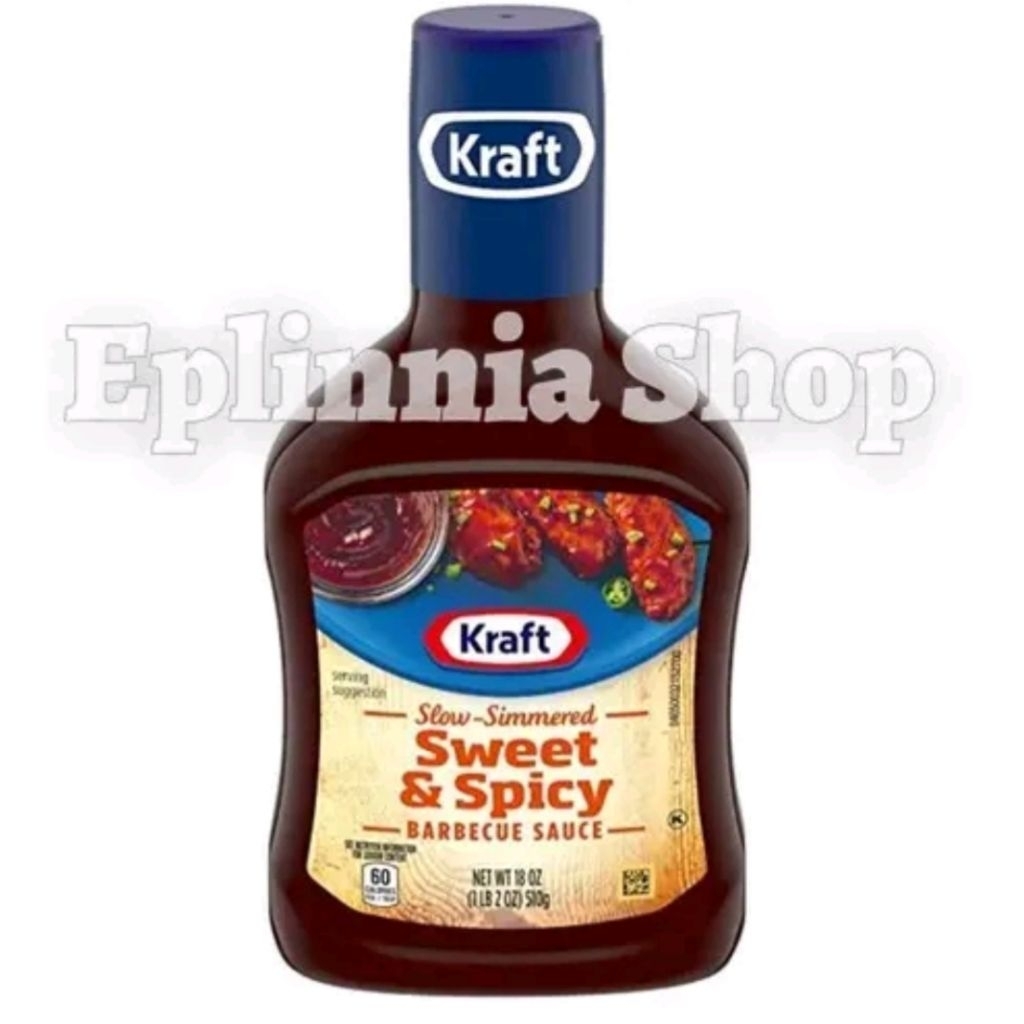 

Kraft Sweet & Spicy Barbecue Sauce 510 gr - Saus Bbq