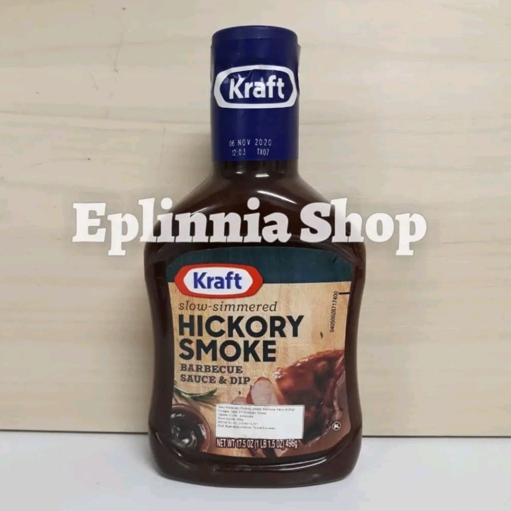 

Kraft Hickory Smoked Barbecue Sauce 510 gr - Saus Bbq