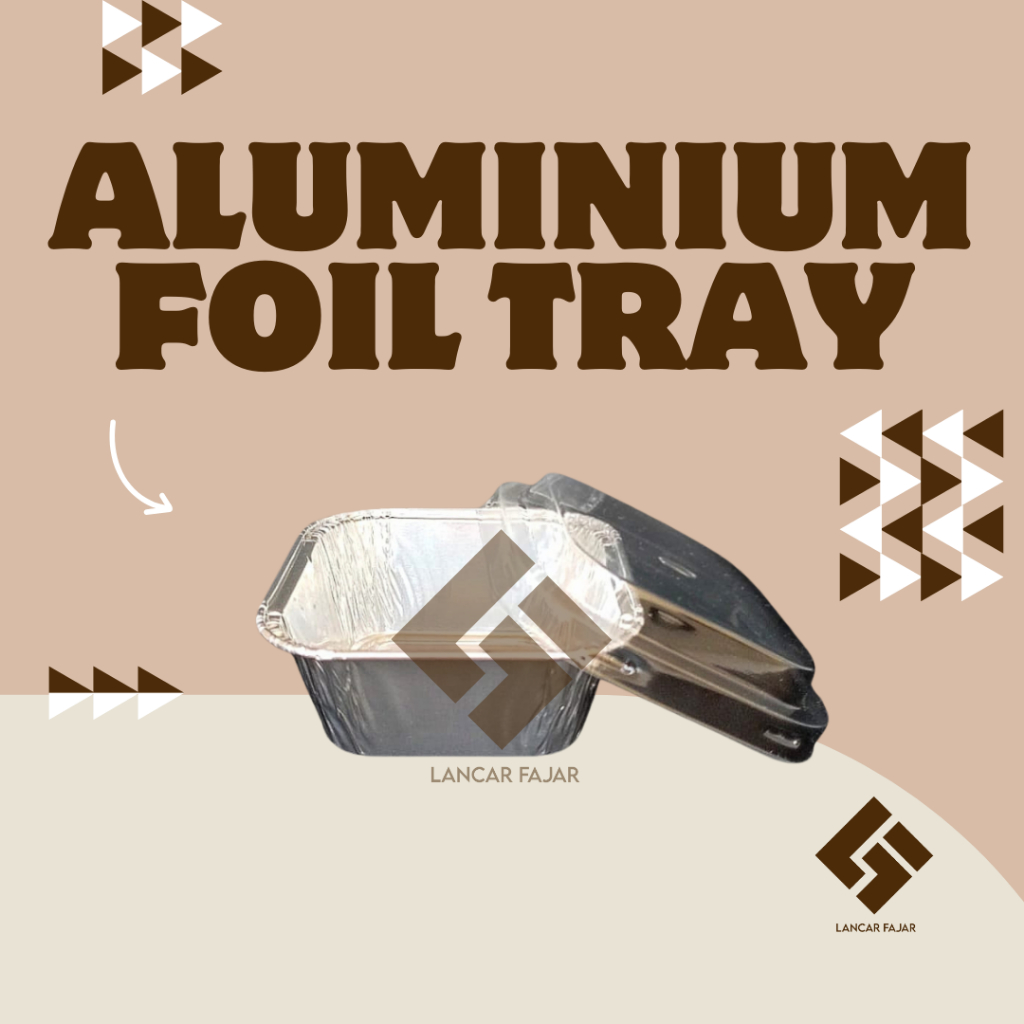 [100 pcs] aluminium foil OX 100 |cup foil ox 100 + tutup mika | cup macaroni schotel Aluminium Foil 