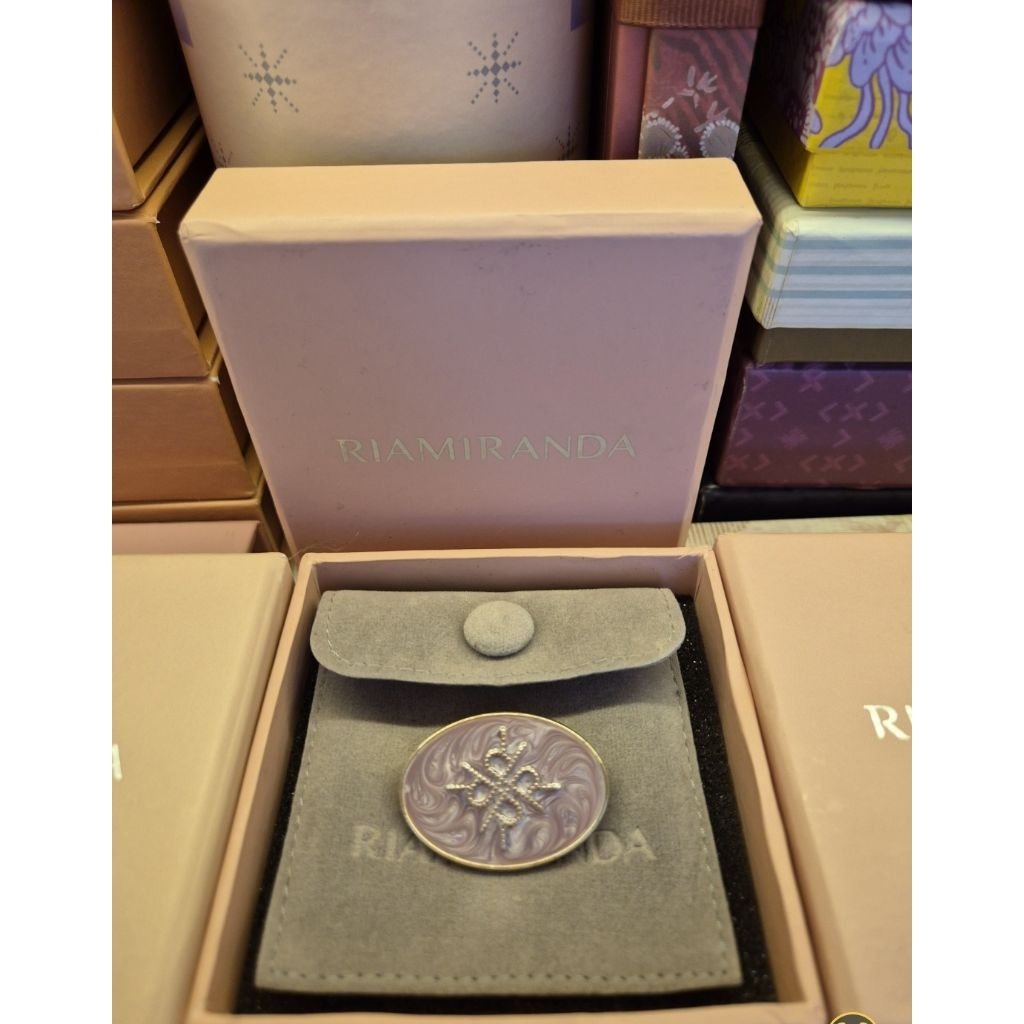 RiaMiranda Aruna Brooch/Bross Lilac( New )