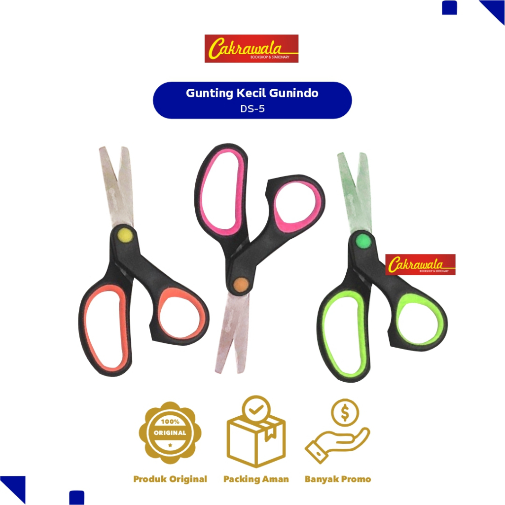 

Gunting Kecil Gunindo DS-5 | Gunting Mini Tajam | Gunting Sekolah Anak | ATK Kantor Murah