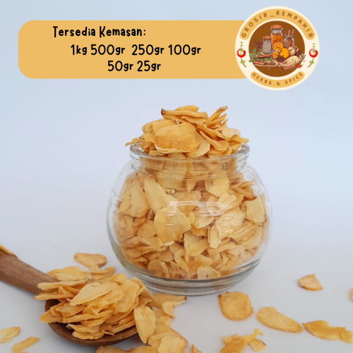 

Fried Garlic Slice / Bawang Putih Iris / Bawang Putih Goreng