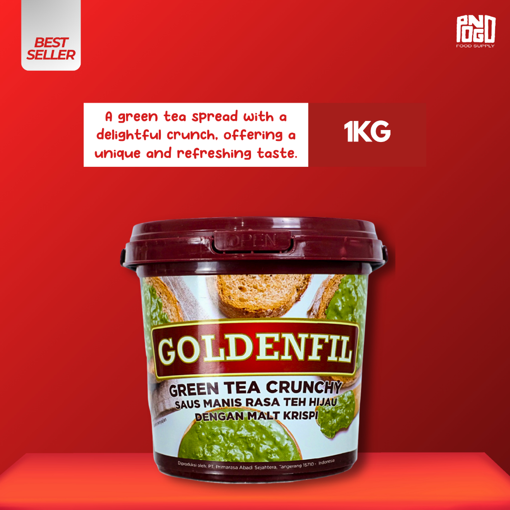 

GOLDENFIL GREEN TEA CRUNCHY 1KG SELAI GREEN TEA