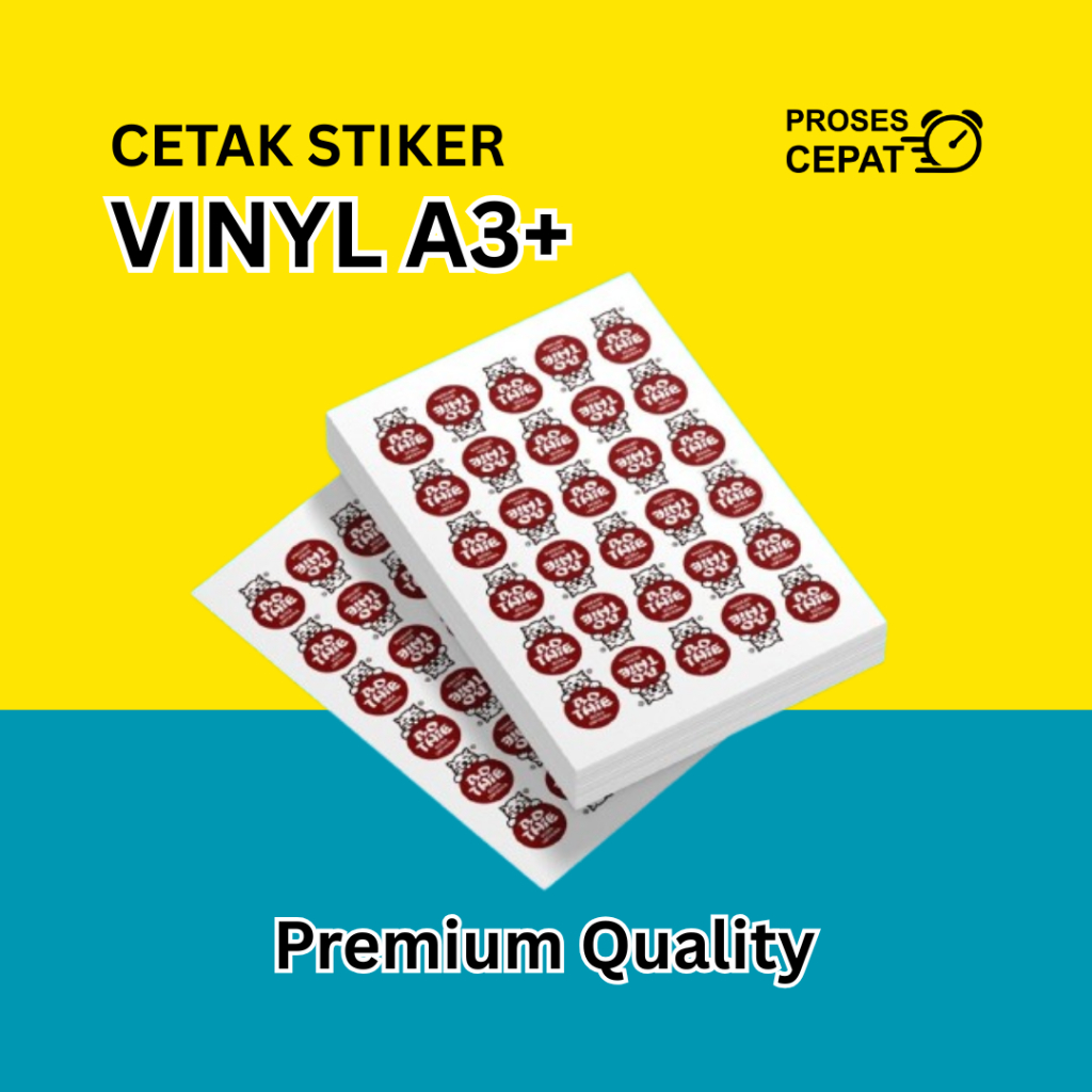 

STIKER VINYL A3+ STIKER CUSTOM PREMIUM SUDAH TERPOTONG