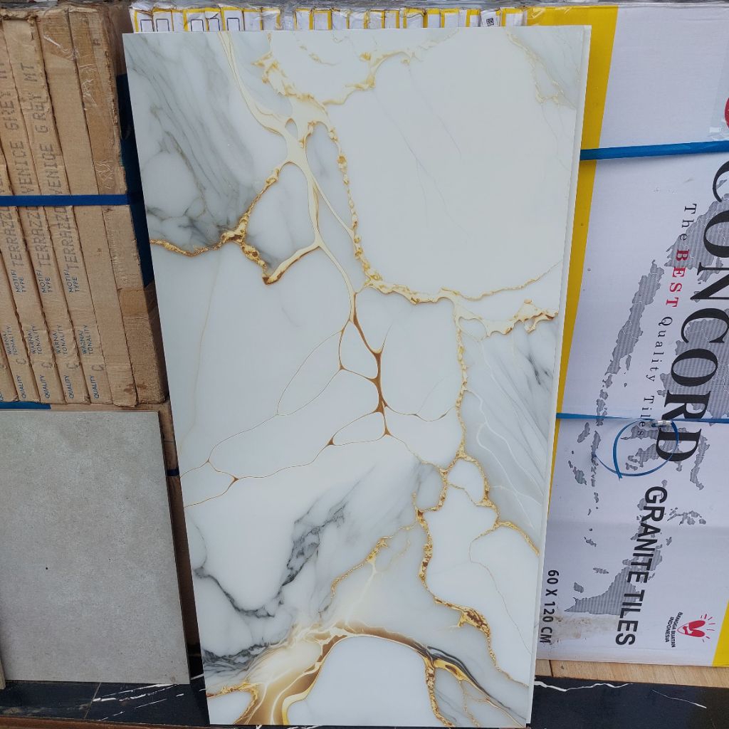 Granit Lantai 60x120 Santiago gold Concord