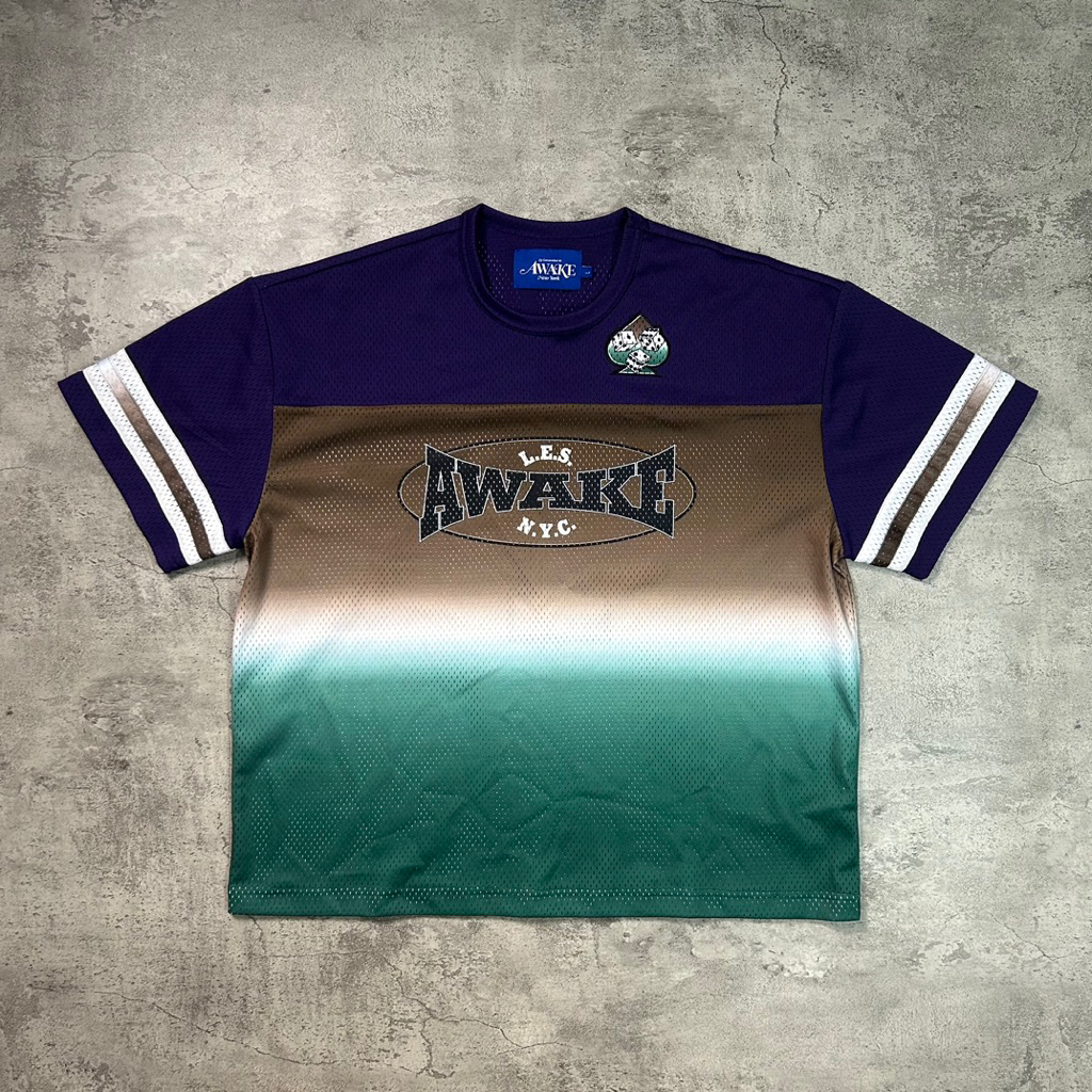 Awake NY Mesh Football Jersey Brown/Multi