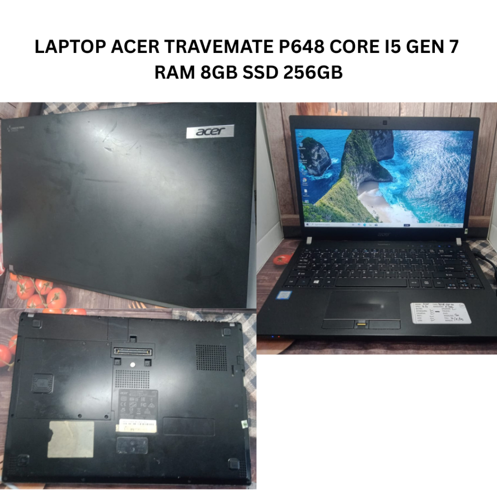 Laptop Acer TravelMate P648 G2-M – Core i5 Gen 7, RAM 8GB, SSD 256GB