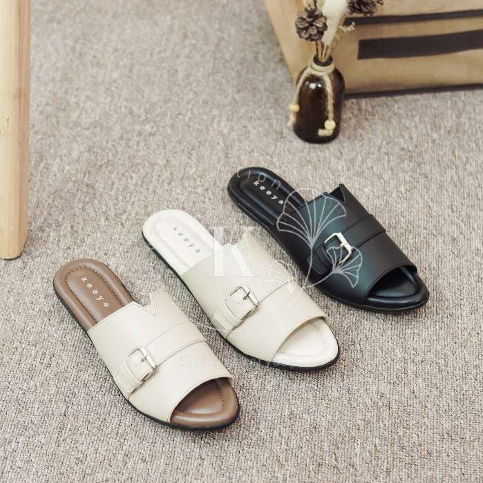 KEEYA Sepatu Mules Wanita Sandal Wanita  Shoes Perempuan