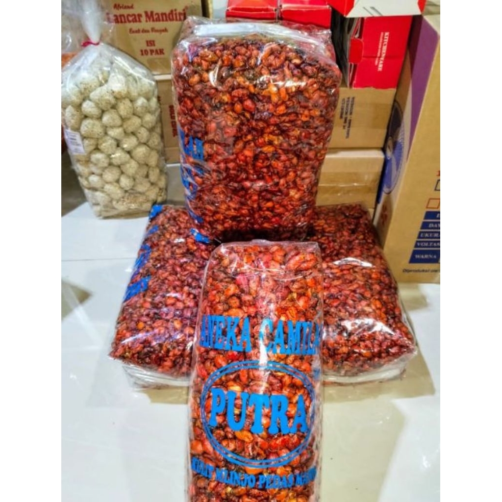 

kulit melinjo pedas manis