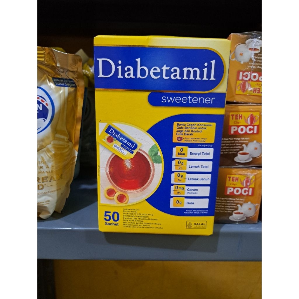 

Diabetamil Sweetener Box 50 Sachet