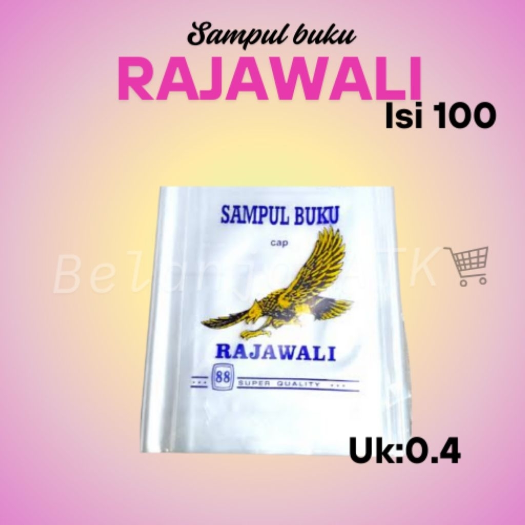 

Sampul Buku RAJAWALI Plastik buku 0,4 isi 100 pcs Asli