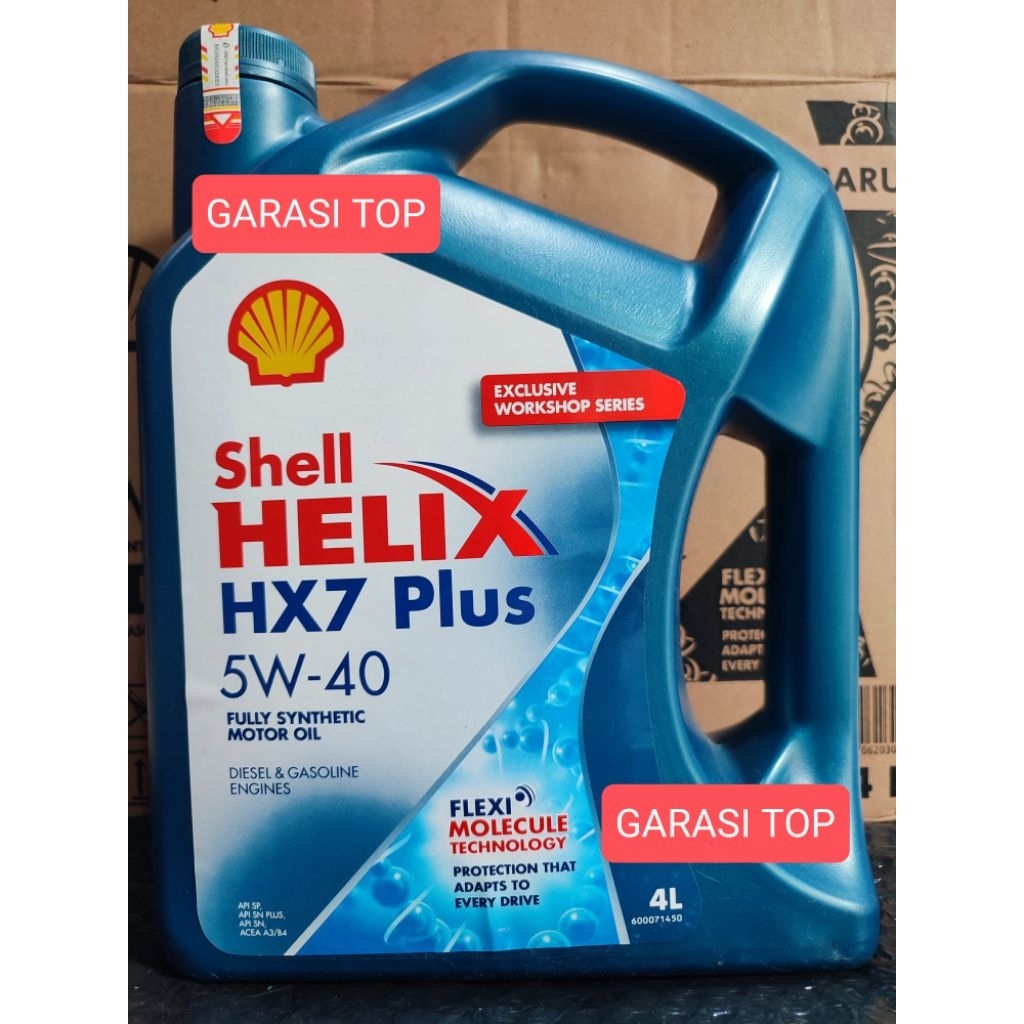Oli Shell Helix HX7 Plus 5W-40 Original 4 liter