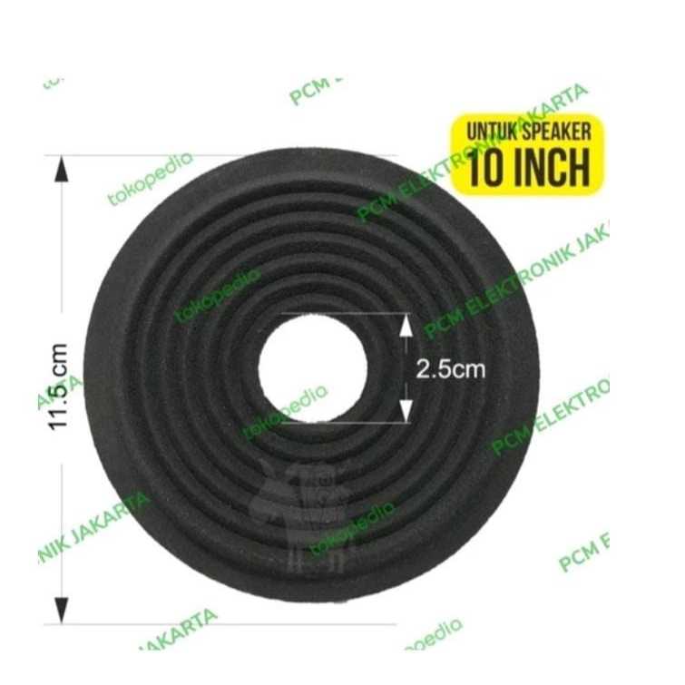 RG7958 damper dumper demper shunkyu speaker 10inch 10 inch 25mm 25 mm by PCM LTC GLODOK