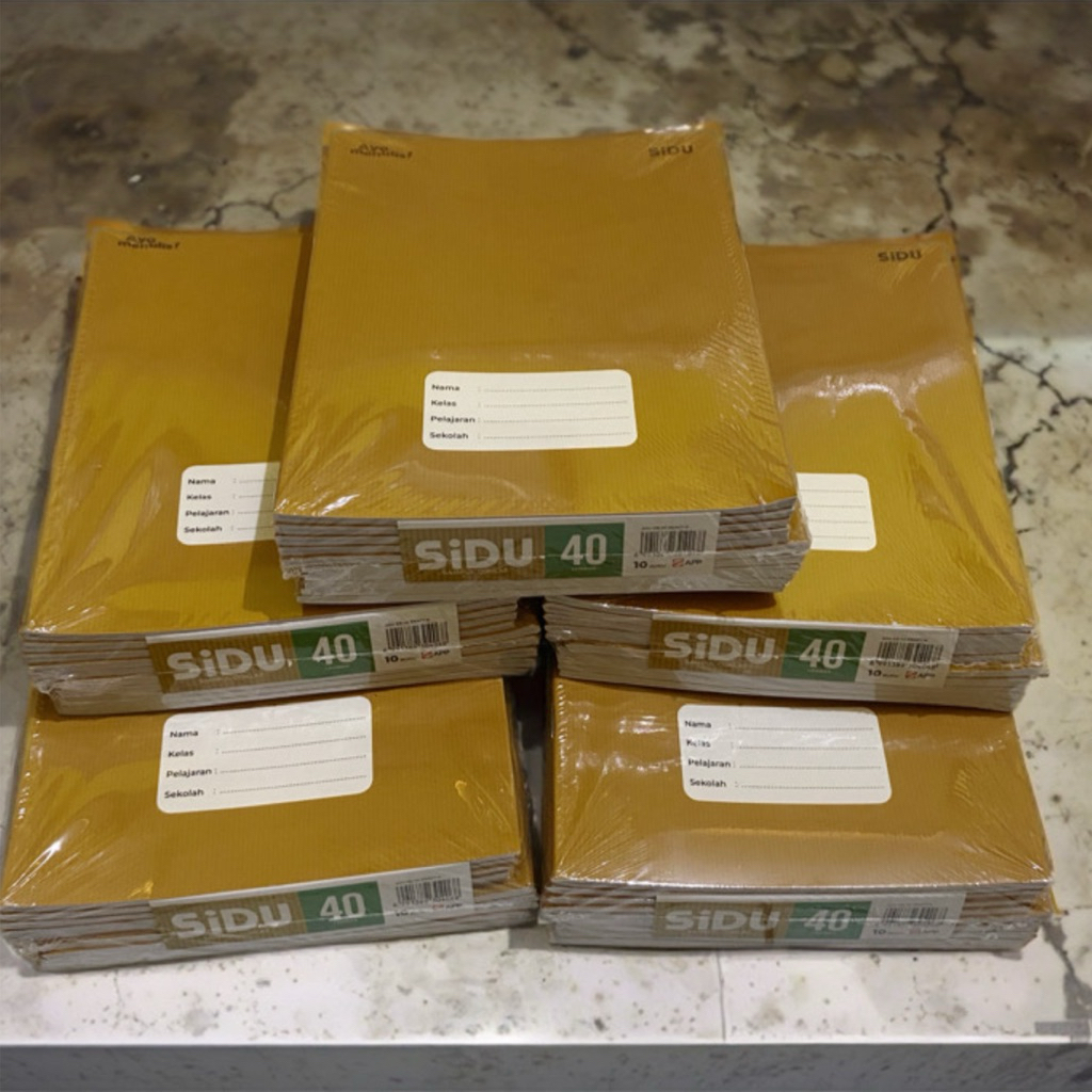 

BUKU TULIS SIDU KRAFT ISI 40 LEMBAR 1 PACK