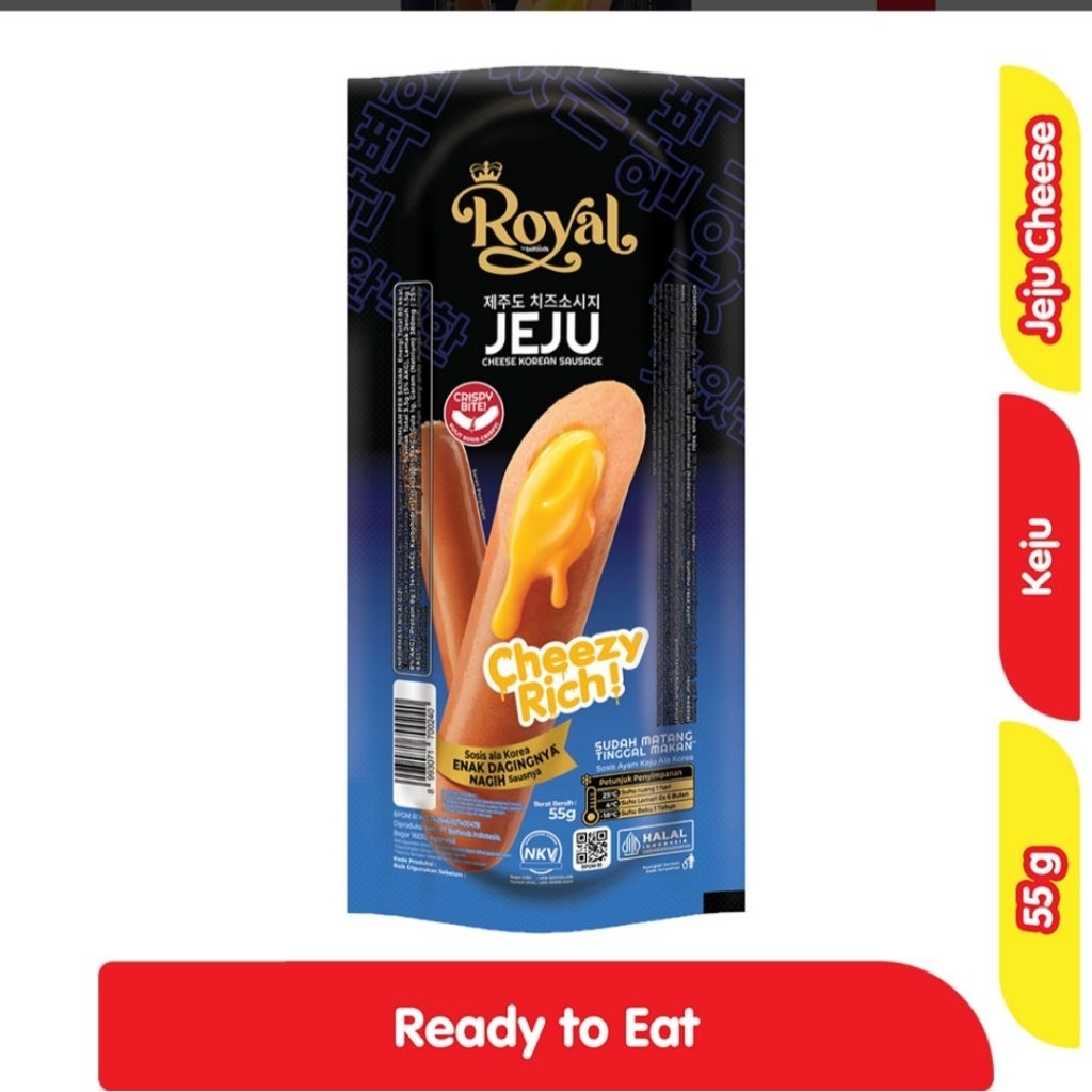 

Royal Sosis Single Keju 55g