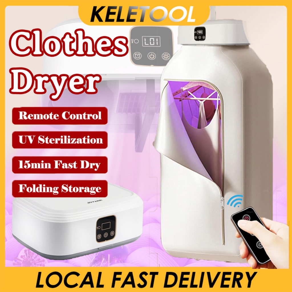 Mesin Pengering Pakaian Pengering Baju Portabel Clothes Dryer Pemanas Pengering Pakaian Lipat Listri