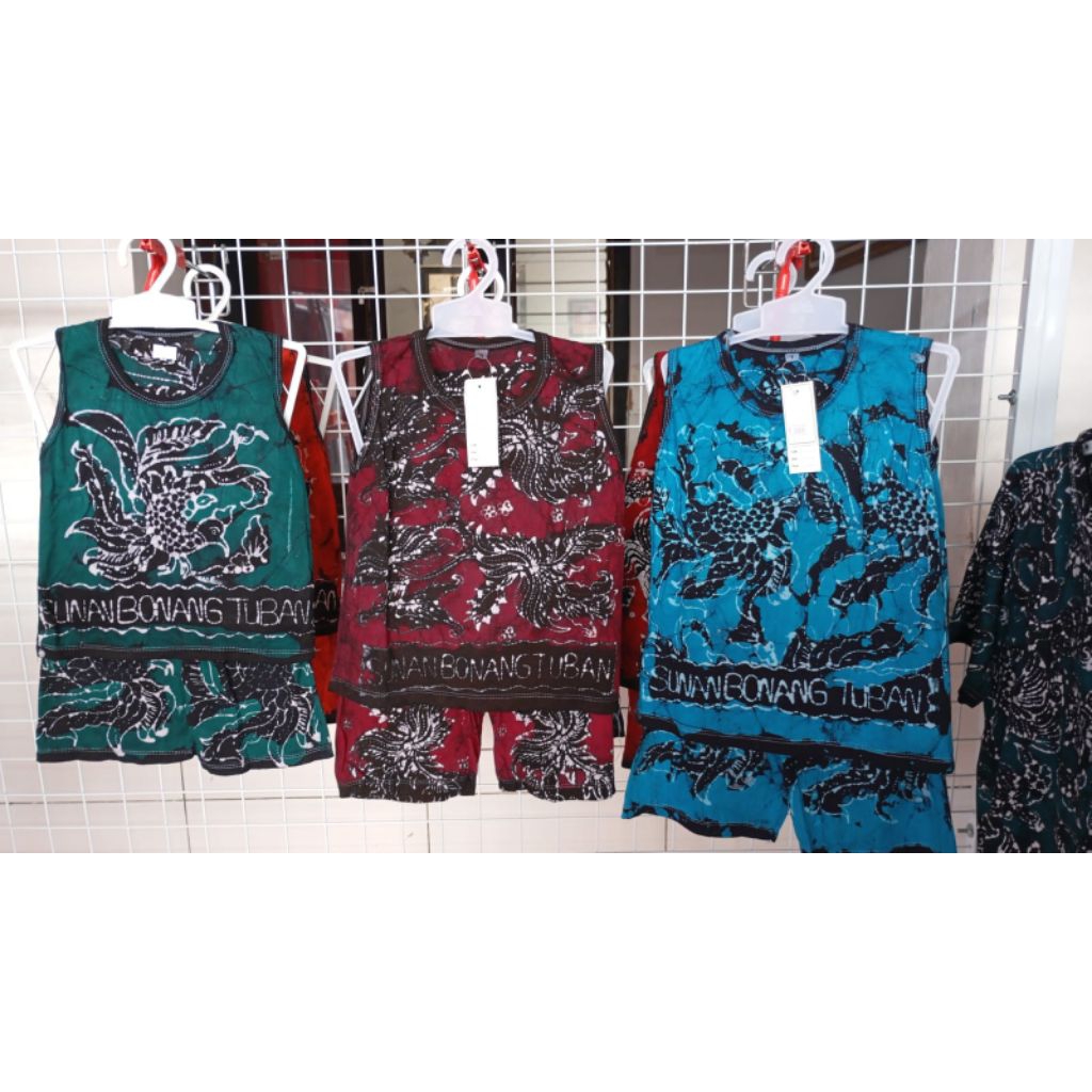 setelan kutungan anak batik tuban sunan Bonang