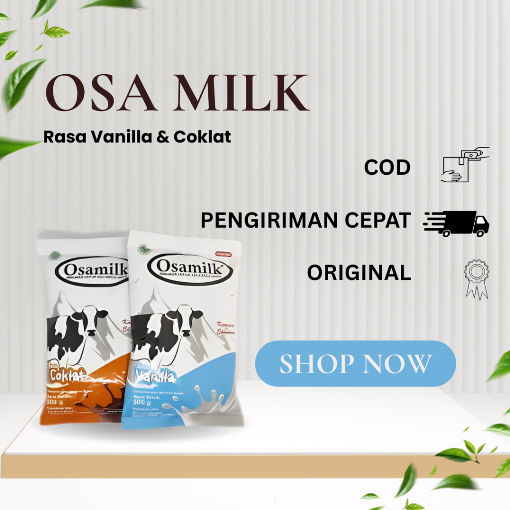 

Osamilk Susu Sapi Kaya Akan Nutrisi Susu Penggemuk Badan 500 Gram / Susu Penggemuk Badan