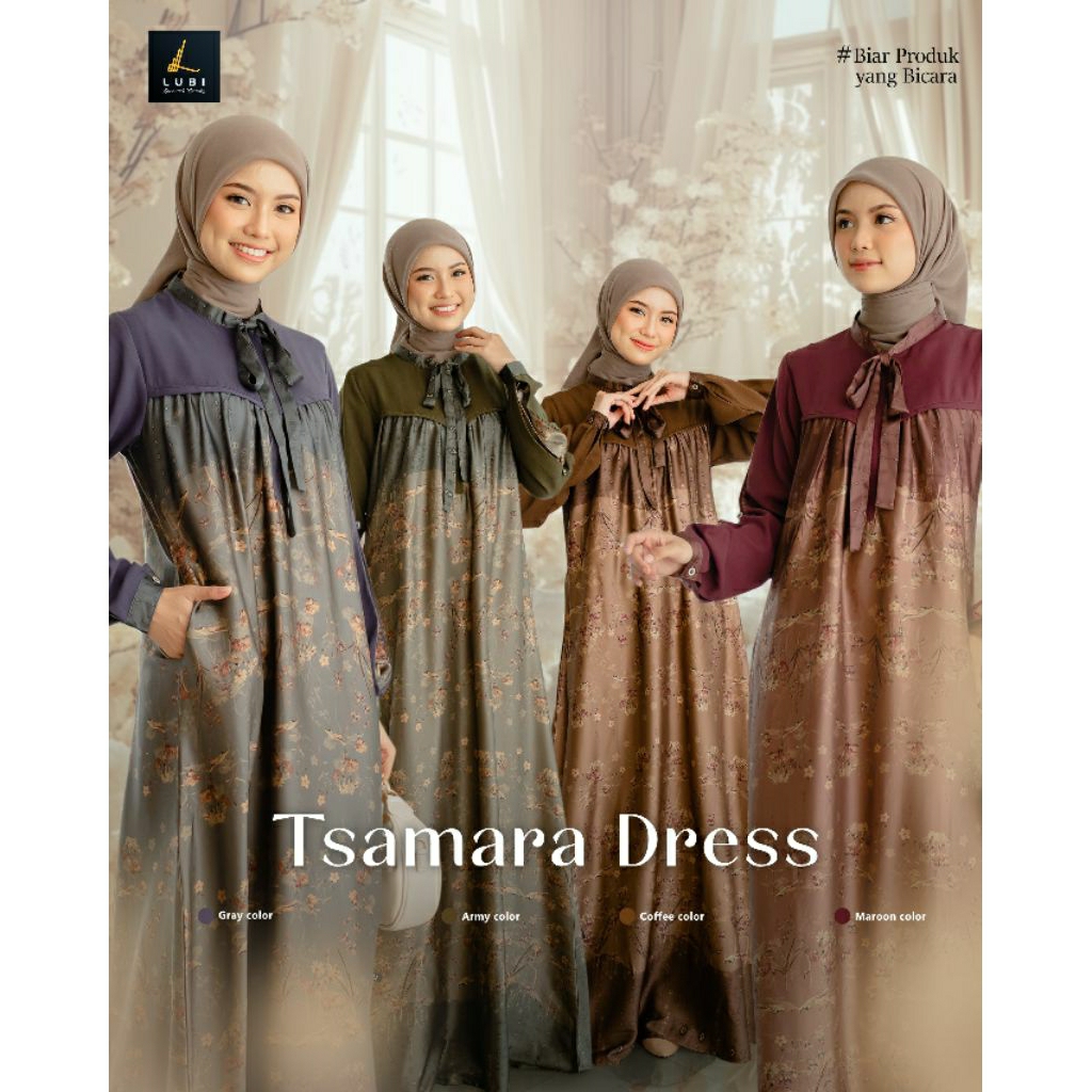 Lubi Tsamara dress Mewah Gamis Pesta Elegante