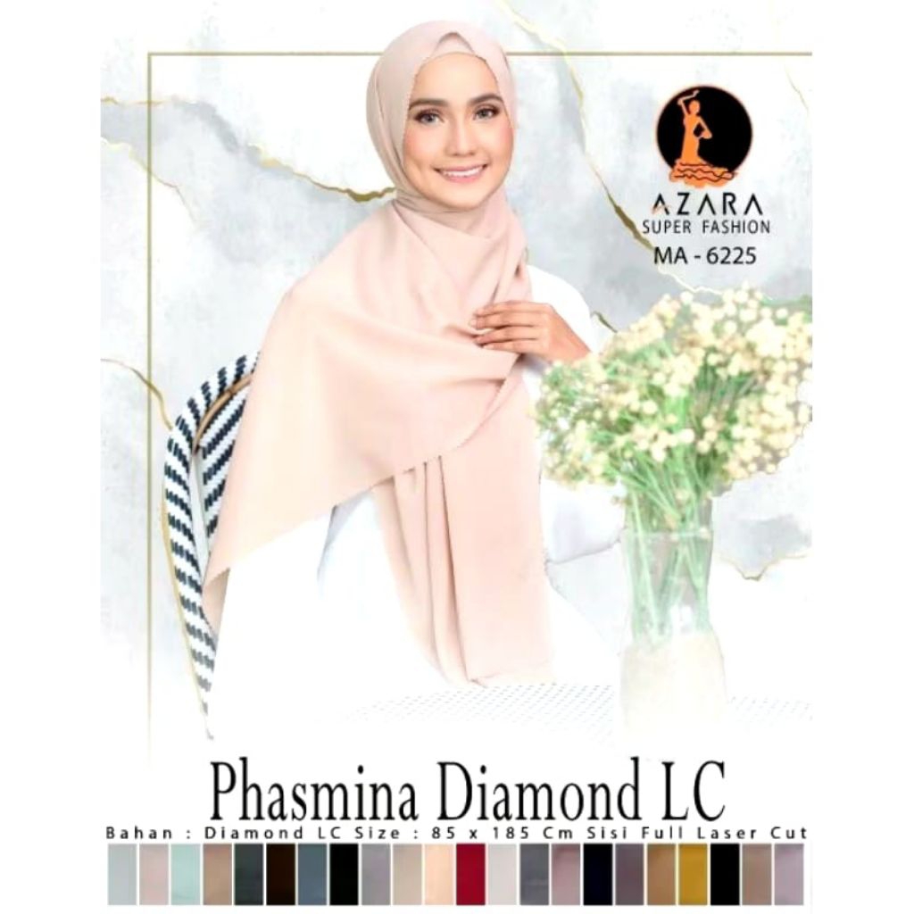 Hijab Azara-Diamond pashmina polos