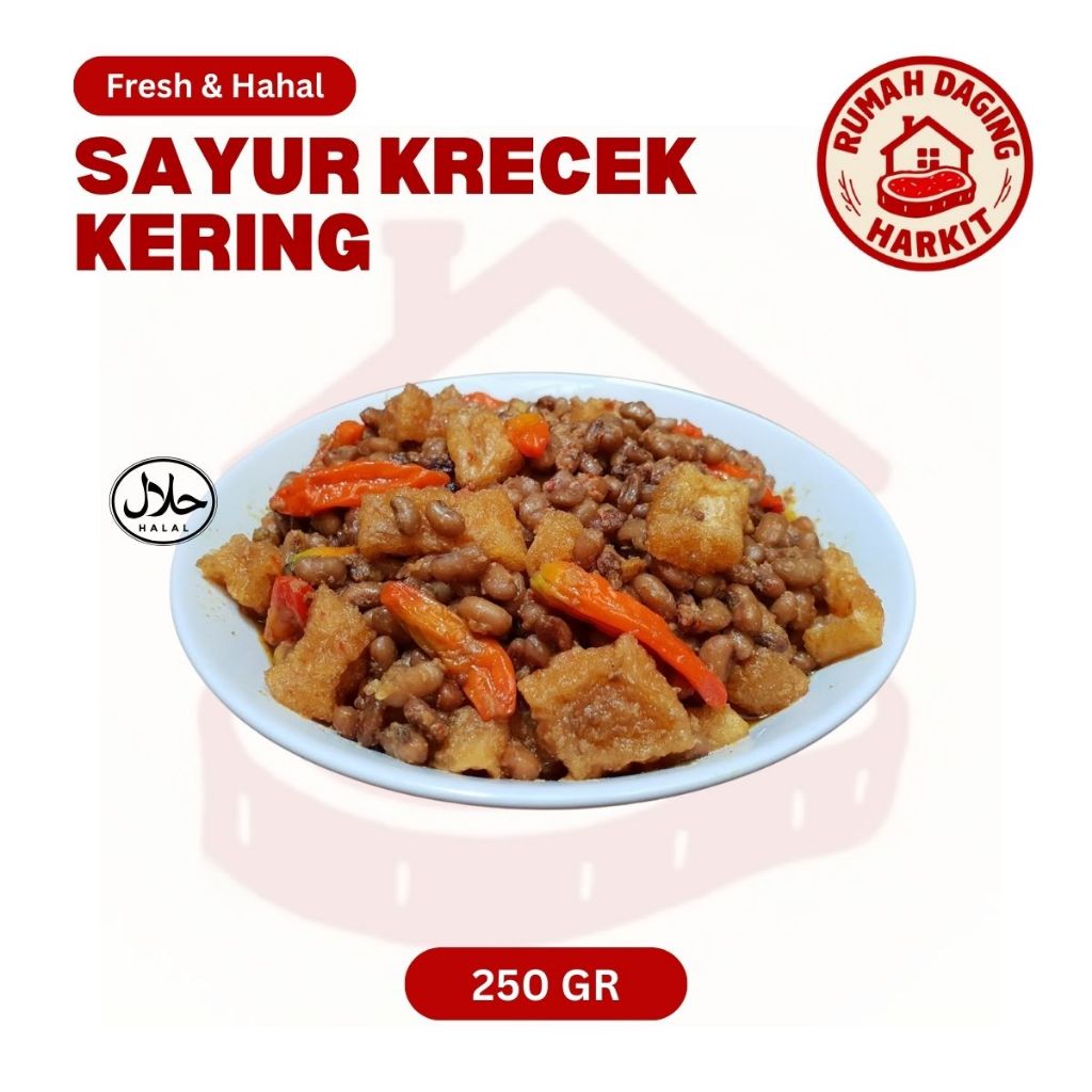 

Sayur Krecek Kering Pedas 250gr Kab Tangerang