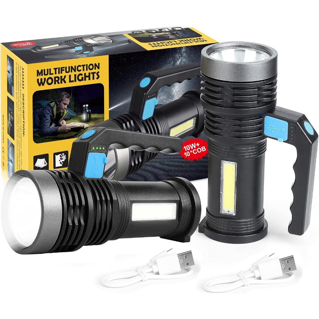 Lampu Senter Emergency Super Terang Led Multifunction Work Light Lampu Senter Genggam