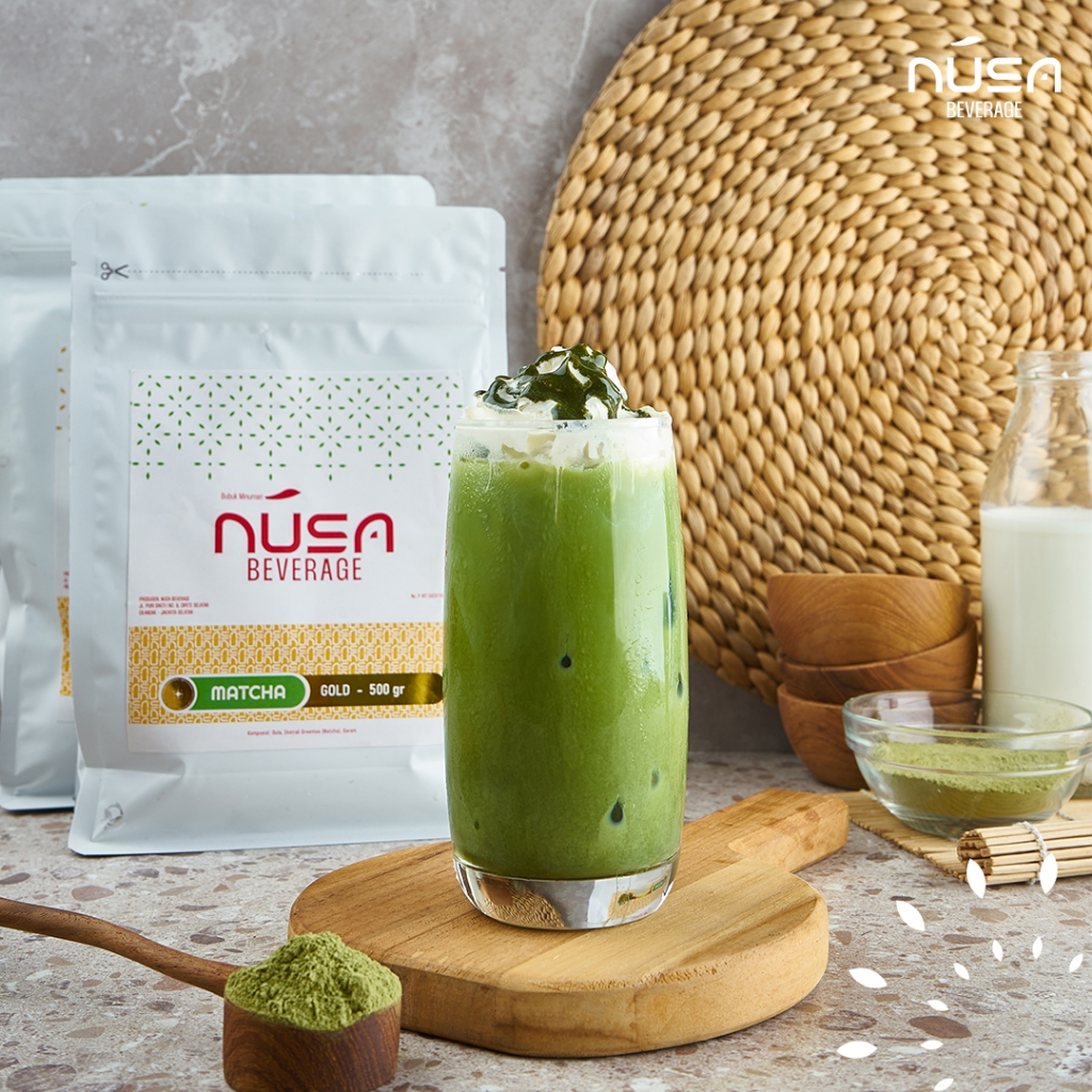 

Bubuk Minuman Matcha/Pure Matcha/Matcha Powder 100GR/500GR Nusa Beverage