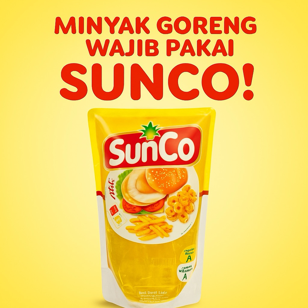 

Minyak Goreng SunCo 1L | Lebih Jernih, Sehat, Anti Nyemek | Vitamin A