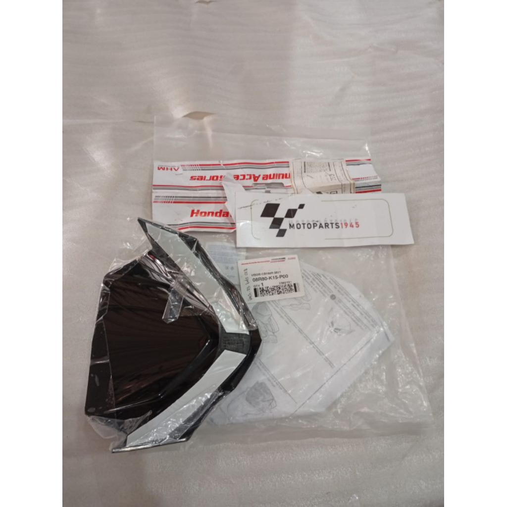 VISOR HONDA NEW CB150R K15P 2021 BLACK ORI AHM