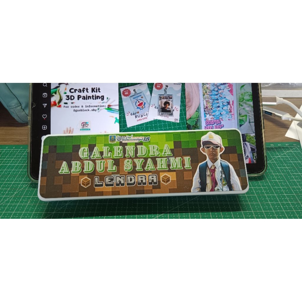 

tepak pensil anak custom