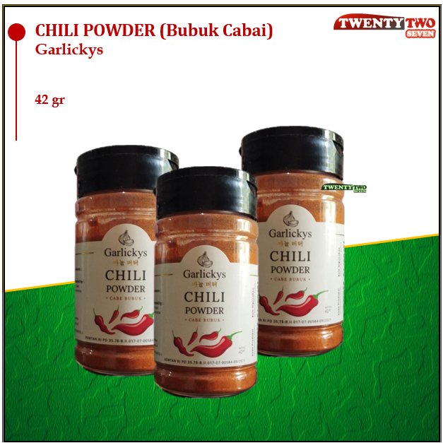 

[doz]|3X Garlickys Chili Powder / Cabe Bubuk 42gr