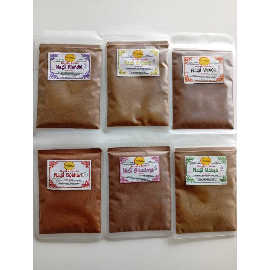 

20gr bumbu nasi kebuli bisa utk 1Liter beras Grosir