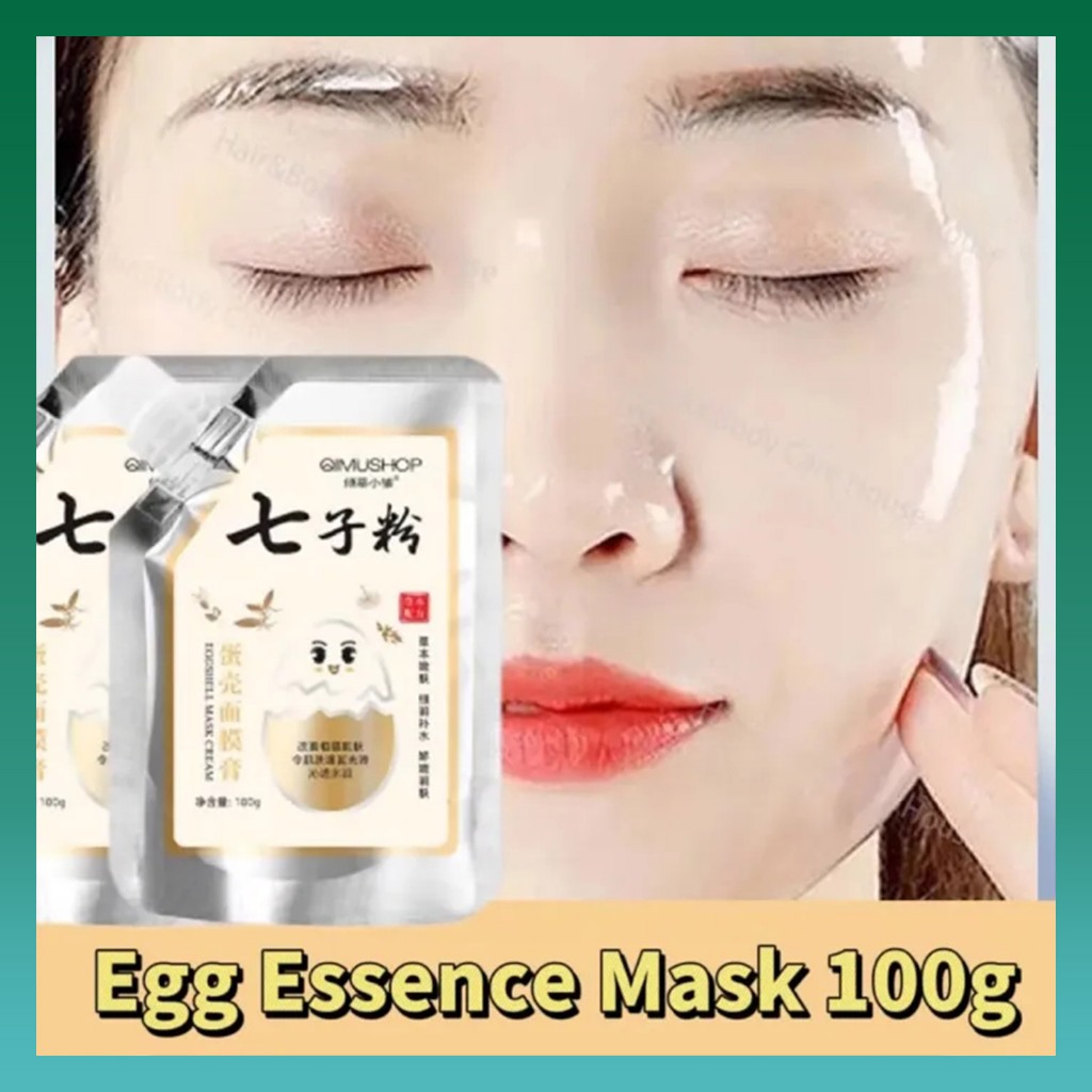 Eggshell Yeast Mask Eggshell Mask Cream Whitens, Moisturizes, and Firms Skin