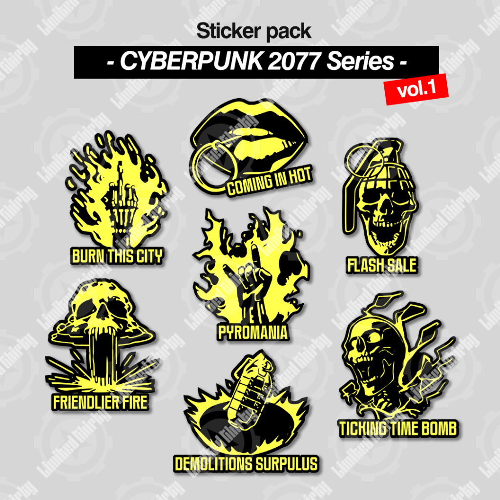 

Stiker Cyberpunk 2077 | Technical Abillity Perks | Vinyl + Laminating