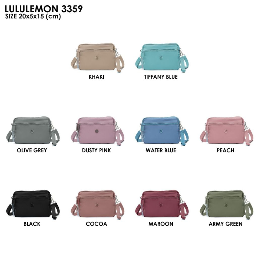 Lulu Lemon Sling Bag Tas Import