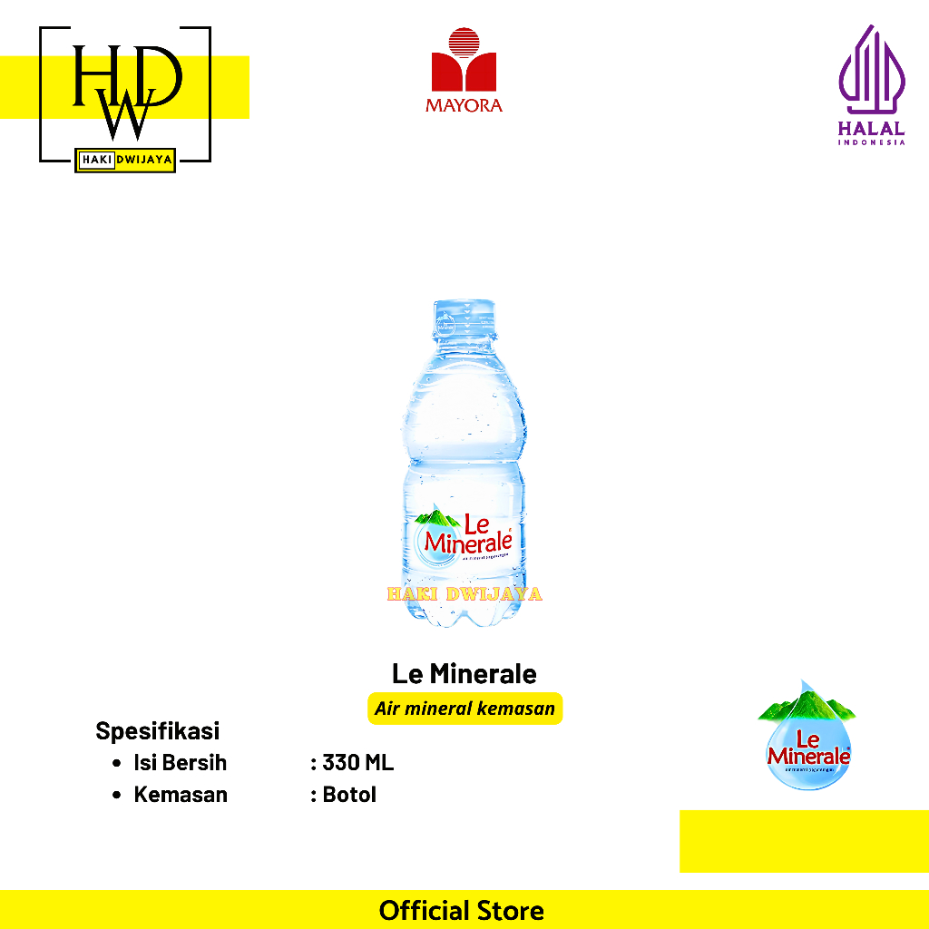 

[ECERAN] Air Kemasan Le Minerale 330ml Botol