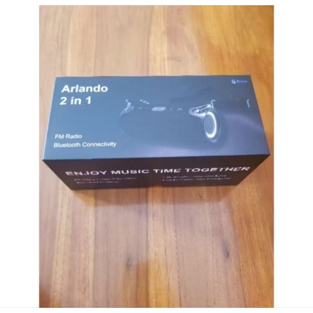Speaker Bcare Arlando 2in1 Bluetooth Speaker Original 100% Termurah asli