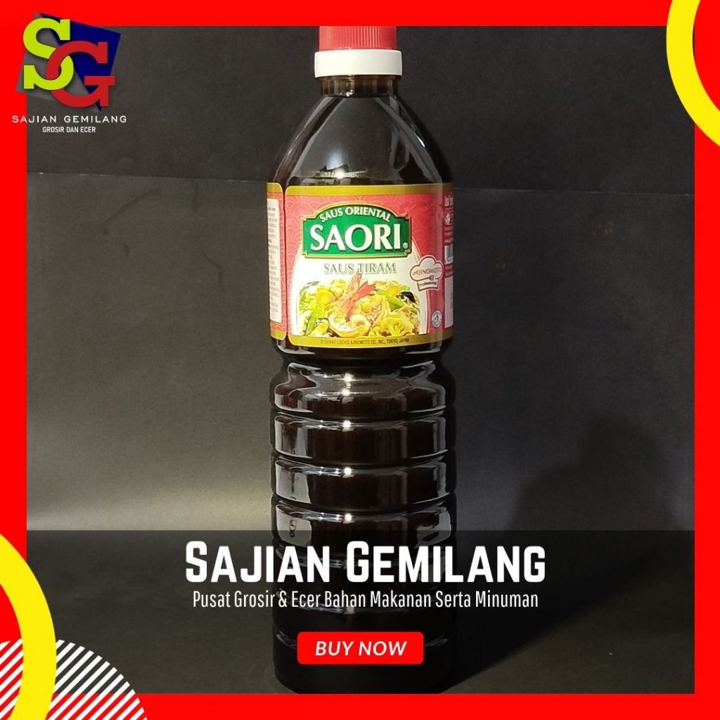 

Saori Saus Tiram 1L botol - Grosir Sajian Gemilang