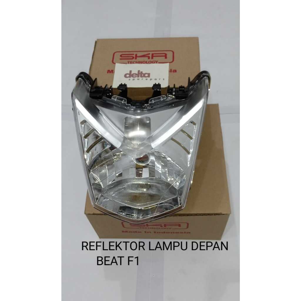 Reflektor Lampu Depan Motor BEAT F1 Fi Merk SKR Baru