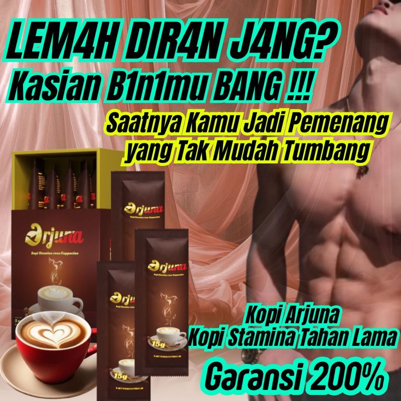 

KOPI ARJUNA KOPI STAMINA PRIA KUAT TAHAN LAMA ORIGINAL EKSTRA AKAR MACA TRIBULUS BPOM