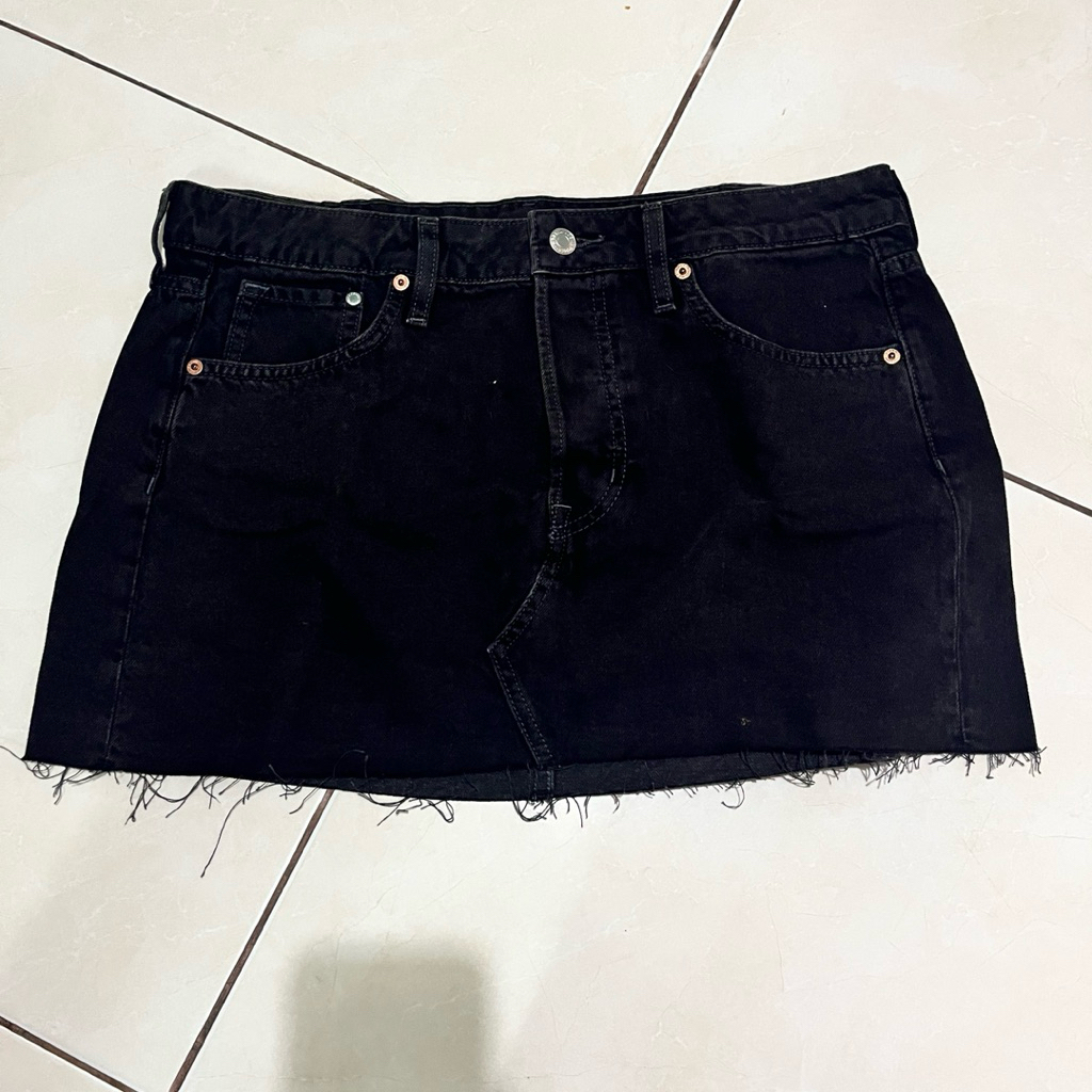 rok jeans h&m