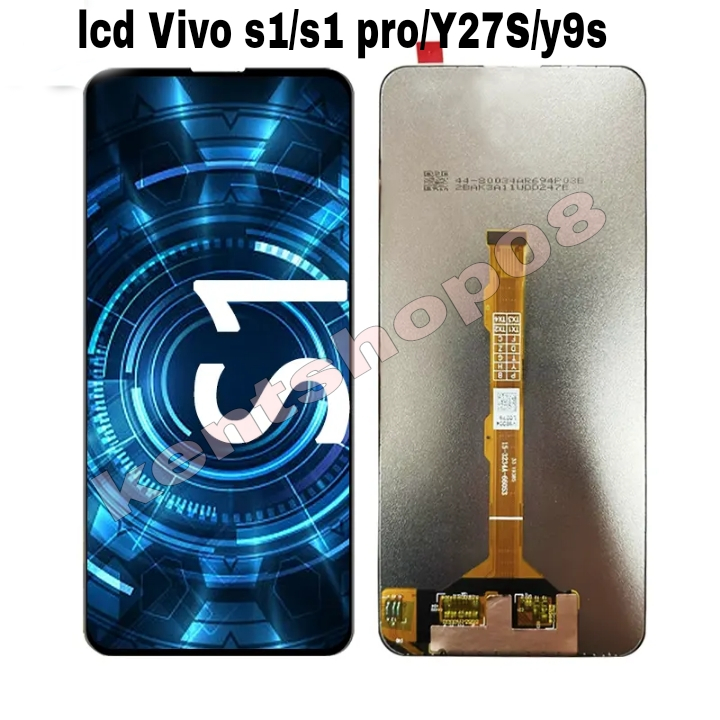 LCD VIVO S1 / S1 PRO / Y7S / Y9S COMPLETE BLACK + TS (NOT FINGER PRINT) --- INCELL